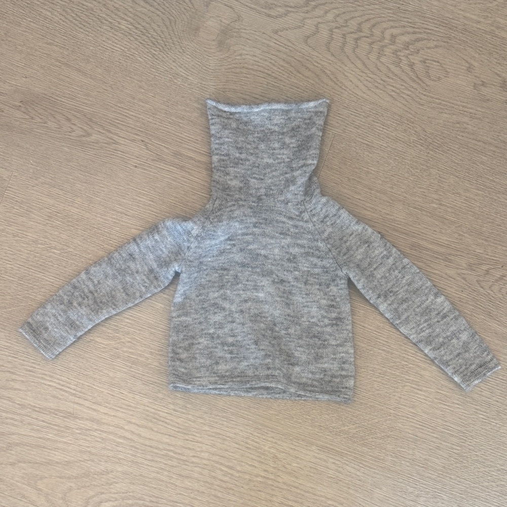 Little Hedonist Grey Melee turtleneck